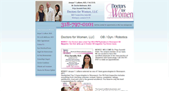 Desktop Screenshot of doctorsforwomen.net